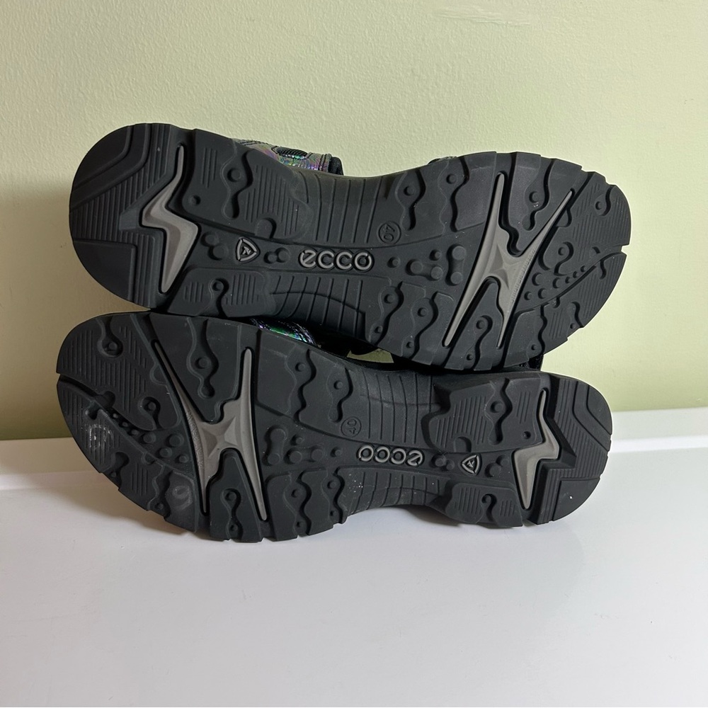 ecco Yucatán Sandals Women’s EU 40 US 9/9.5 Black Multi Iridescent Sport Hiking - Picture 8 of 11